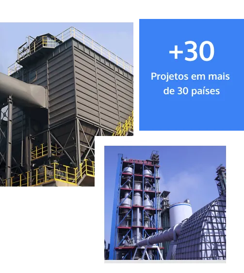 Áreas de atuação industrial da AGICO Cimento