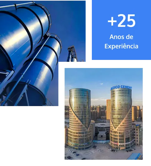 Equipe e instalações da AGICO Cimento