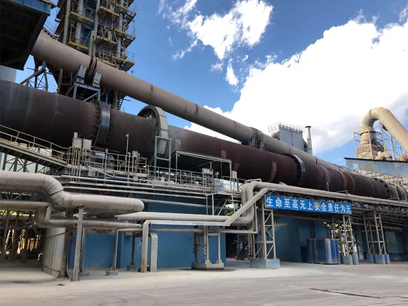Forno rotativo AGICO em fabricação certificada